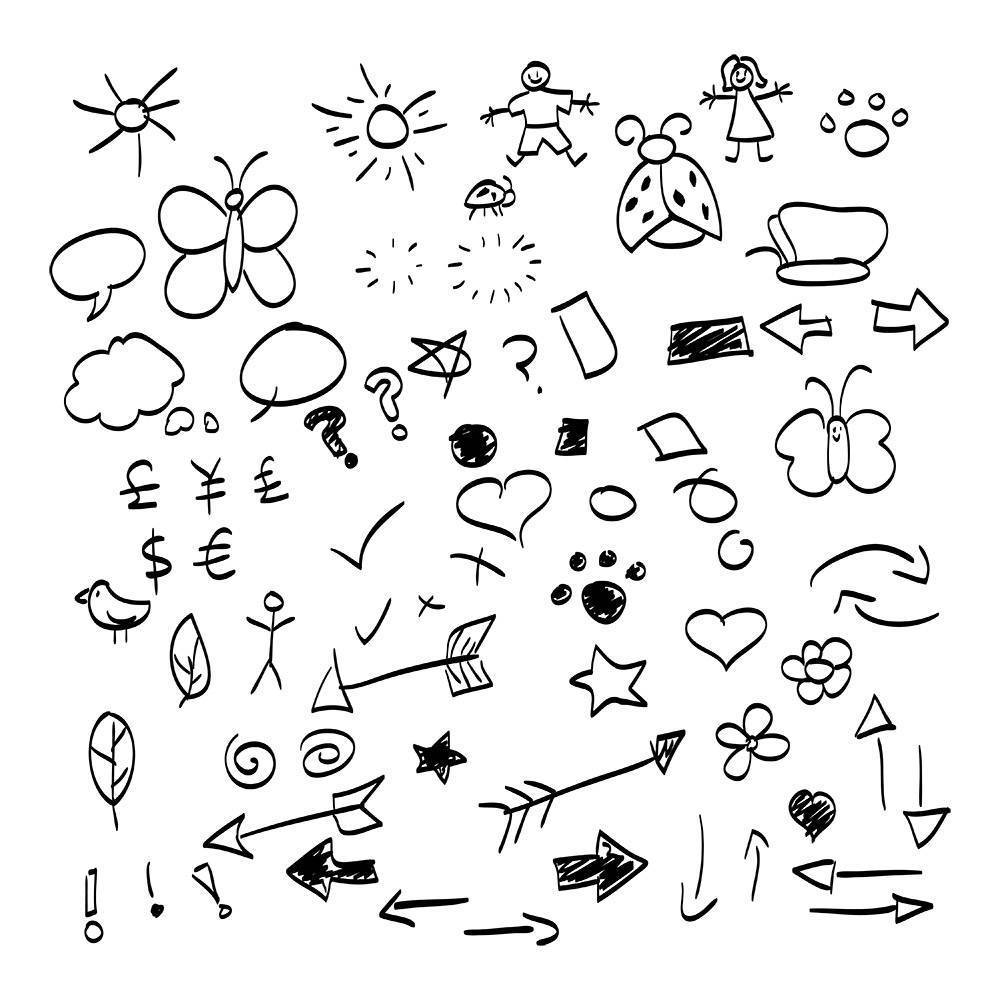 scribble clipart