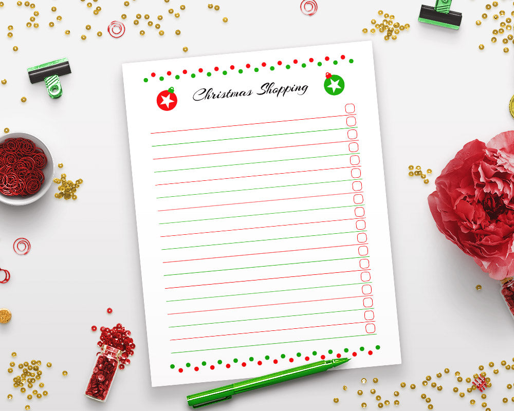 printable-christmas-shopping-list-the-digital-download-shop for Free Printable Christmas Shopping List Printable Christmas Shopping List | The Digital Download Shop for Free Printable Christmas Shopping List