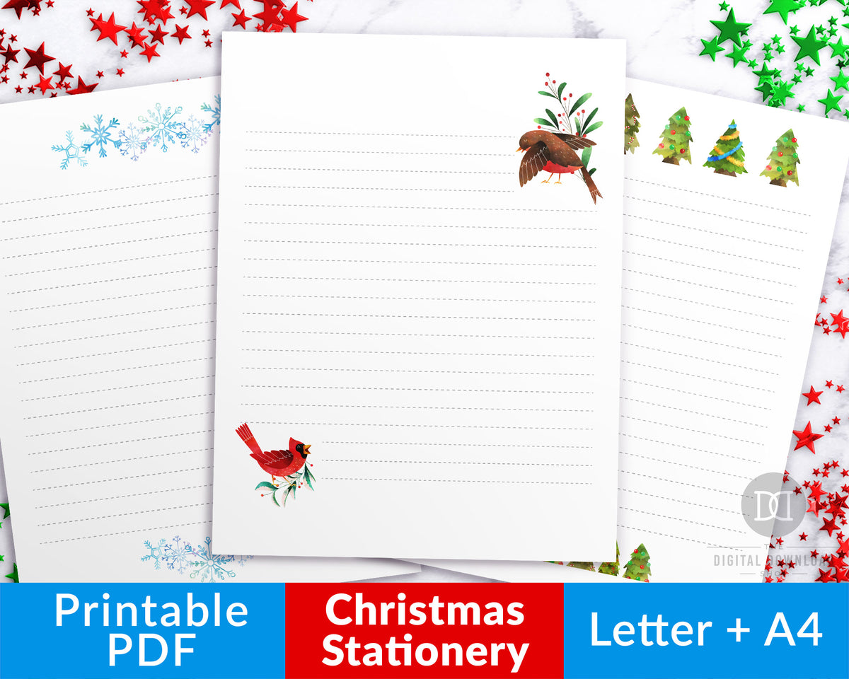 3 Christmas Stationery Paper Printables Set 2 | The Digital Download Shop 3-christmas-stationery-paper-printables-set-2-the-digital-download-shop