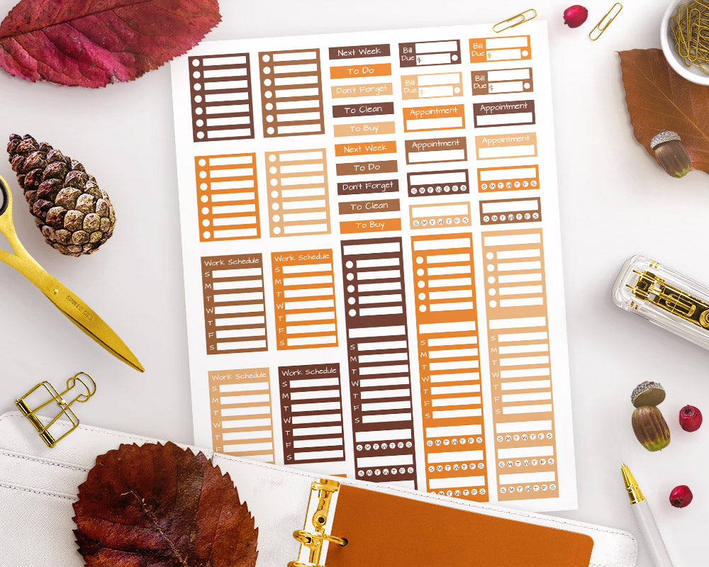 Free Printable Planner and Bullet Journal Stickers