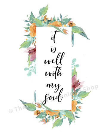 It Is Well With My Soul Printable