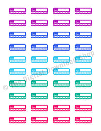 Pain Tracker Printable Planner Stickers