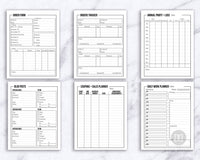 This 34 page small business planner printable has everything you need to easily manage your orders, business finances, inventory, advertising, social media accounts, and so much more!