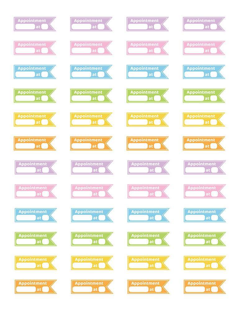 Appointment Reminder Printable Planner Stickers | The Digital Download Shop appointment-reminder-printable-planner-stickers-the-digital-download-shop