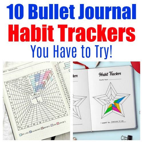 10 Bullet Journal Habit Trackers to Help You Achieve Your Goals