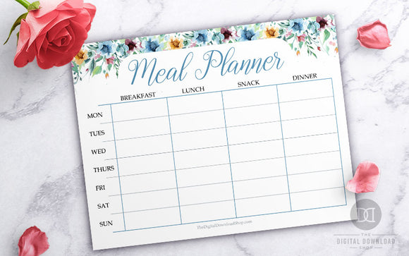Free Printable Weekly Meal Planner