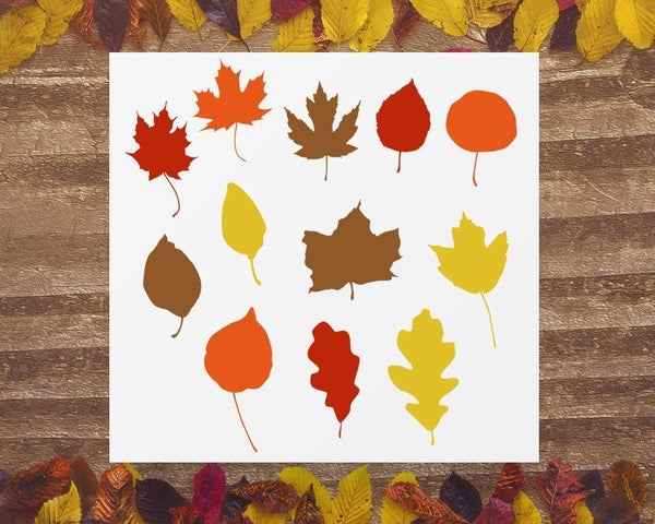 12 Fall Leaves Clipart - The Digital Download Shop