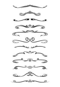 12 Hand Drawn Dividers Clipart - The Digital Download Shop