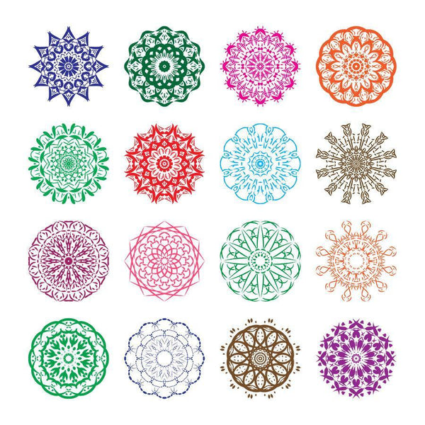 16 Mandalas Lace Doily Clipart - The Digital Download Shop