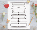 16 Simple Page Dividers Clipart