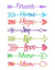 16 Watercolor Arrow Words Clipart - The Digital Download Shop
