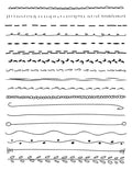 18 Doodle Lines Clipart Set 1