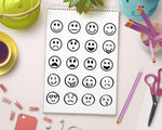 20 Emojis Clipart - The Digital Download Shop