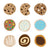 9 Cookies Clipart - The Digital Download Shop