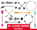90+ Arrows Clipart Mega Bundle