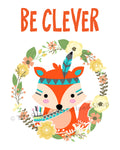Be Clever Fox Nursery Printable