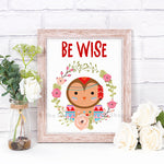 Be Wise Owl Nursery Printable- The Digital Download Shop