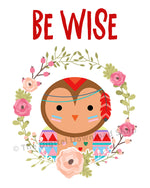 Be Wise Owl Nursery Printable- The Digital Download Shop