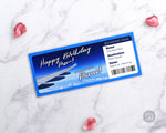 Plane Boarding Pass Printable- Photo