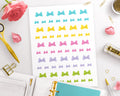 Hair Bow Printable Planner Stickers