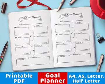 Bullet Journal Goal Planner Printable