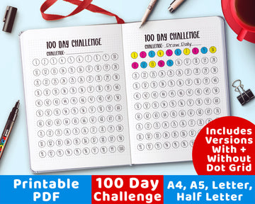 100 Day Challenge Printable