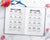 2021 + 2020 Year at a Glance Printable