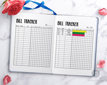 Bullet Journal Bill Tracker Printable