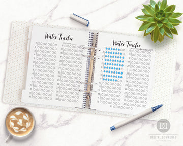 2 Water Tracker Printables