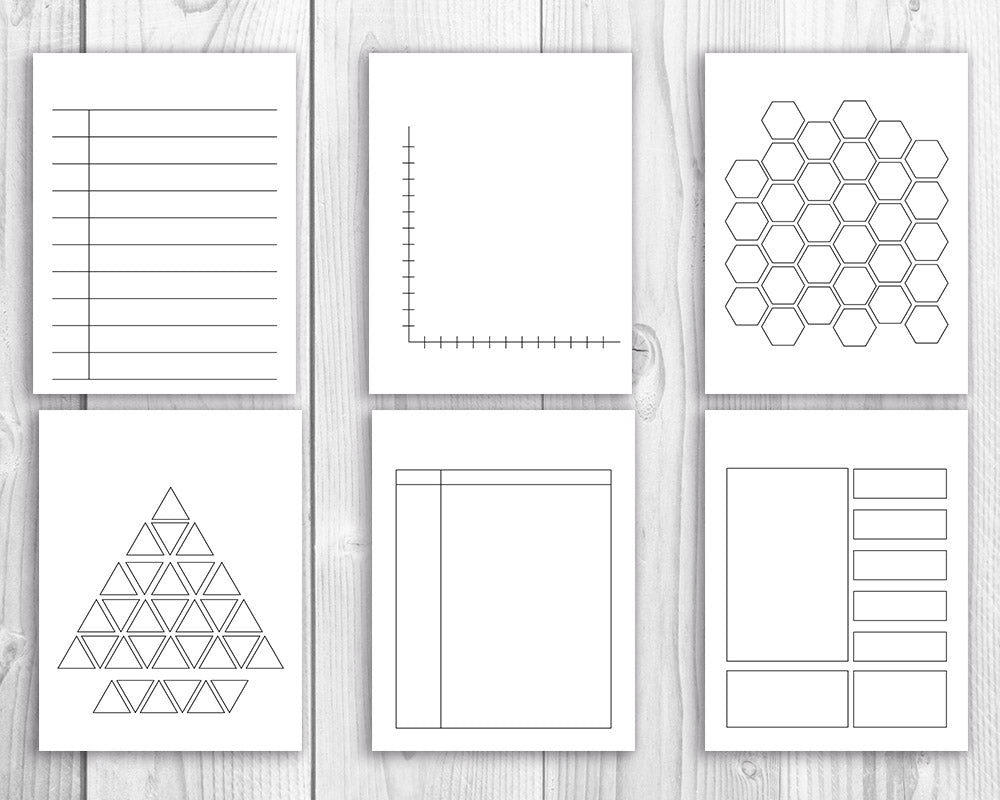20 Bullet Journal Template Printables | The Digital Download Shop 20-bullet-journal-template-printables-the-digital-download-shop