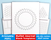 20 Bullet Journal Template Printables