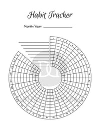 Bullet Journal Habit Trackers Printable- The Digital Download Shop