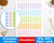 Checklist Printable Planner Stickers- The Digital Download Shop