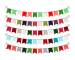 Christmas Bunting Clipart