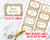 Kraft Christmas Tags Template Editable Printable