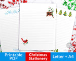 3 Christmas Stationery Paper Printables