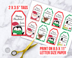 Christmas Tags Editable Printable