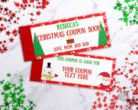 Christmas Coupon Book Template- Characters