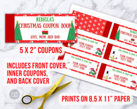 Christmas Coupon Book Template- Characters