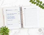 Hourly Planner Daily Schedule Printable- With plenty of space to write, it's easy to plan out your day by hour with this daily schedule planner printable! | planner with hours, hourly planner, to-do list printable, planner inserts, #planner #productivity #DigitalDownloadShop