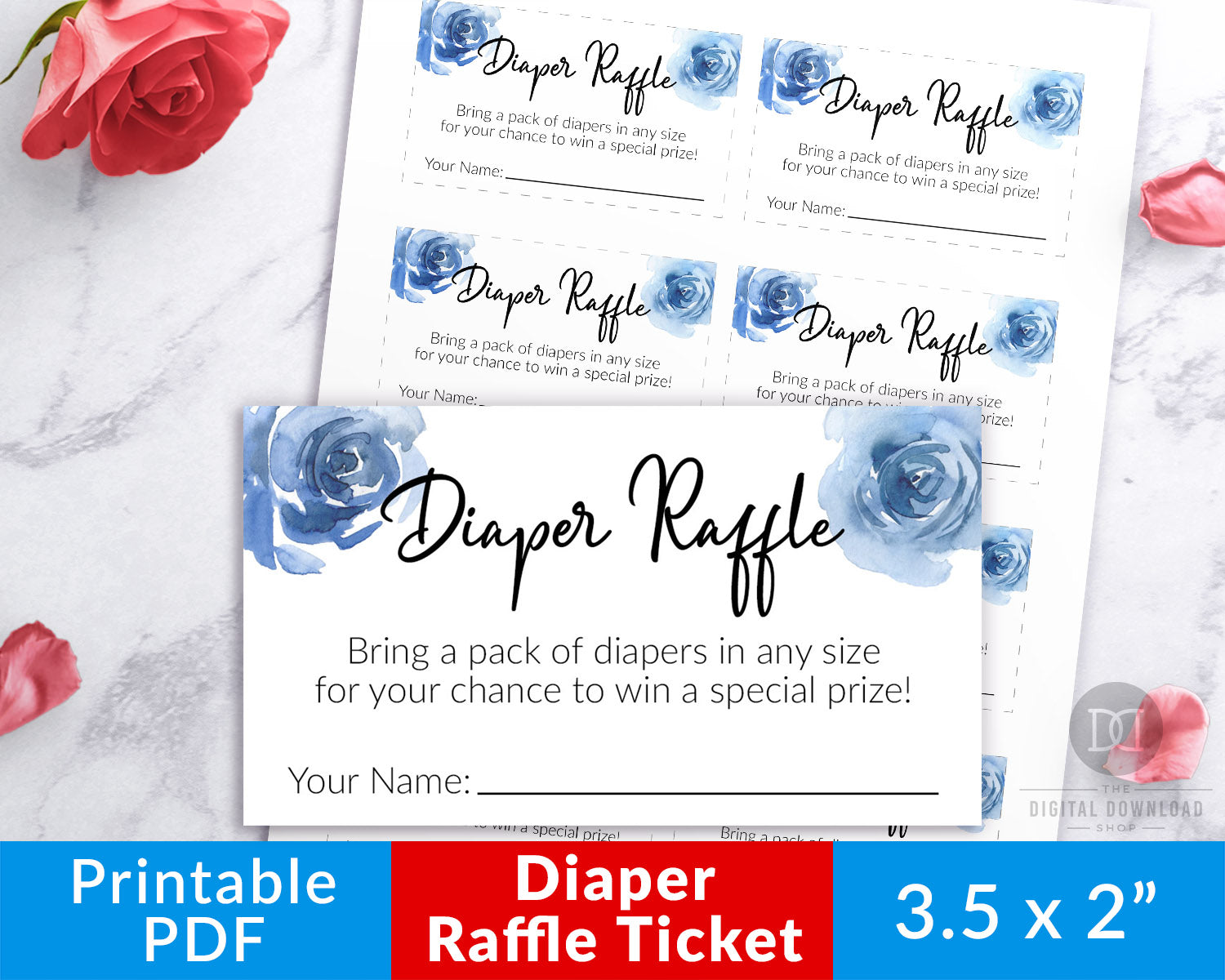 diaper-raffle-tickets-printable-blue-boy-baby-shower-the-digital-download-shop for Free Printable Diaper And Wipe Raffle Tickets Diaper Raffle Tickets Printable- Blue Boy Baby Shower | The Digital Download Shop for Free Printable Diaper And Wipe Raffle Tickets