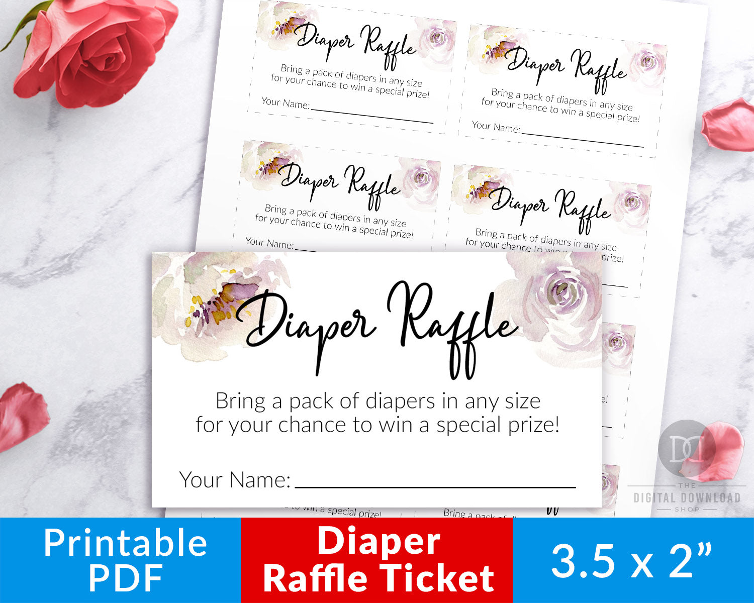 Diaper Raffle Tickets Printable- Gender Neutral Baby Shower | The Digital Download Shop diaper-raffle-tickets-printable-gender-neutral-baby-shower-the-digital-download-shop
