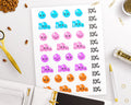 Dish Washing Printable Planner Stickers