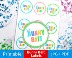 Bunny Bait Labels Printable