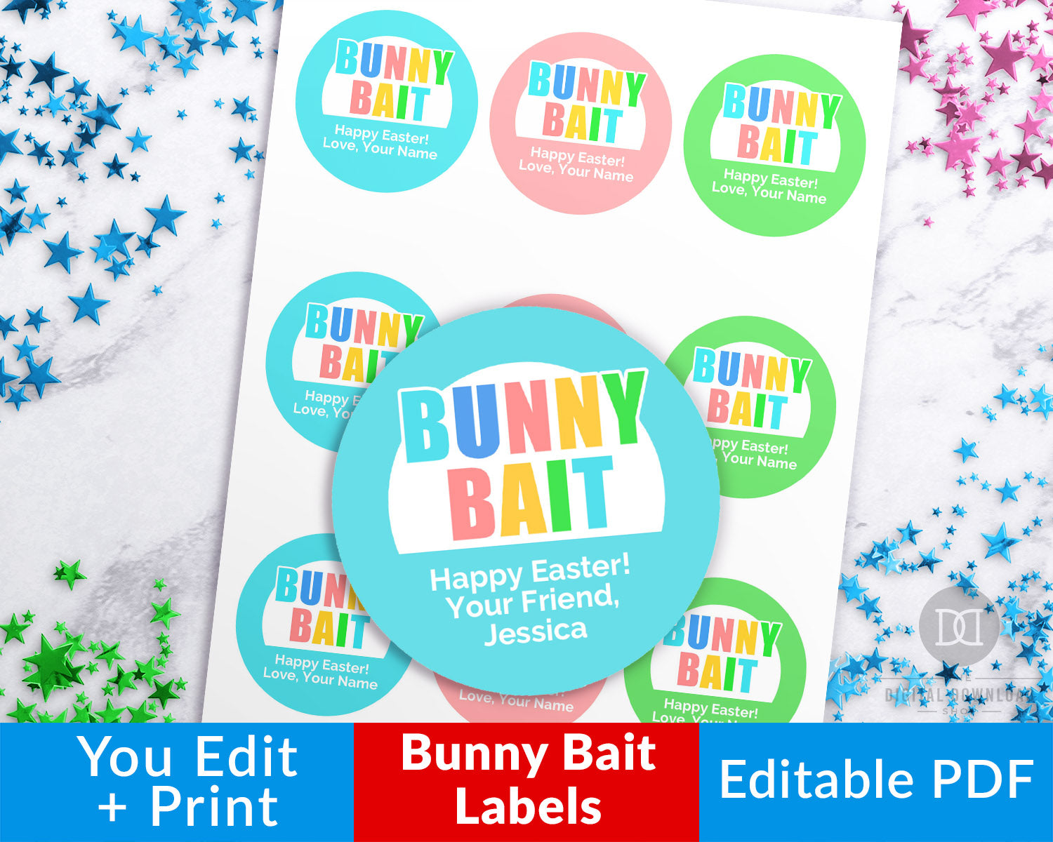 bunny-bait-labels-printable-editable-the-digital-download-shop for Free Printable Bunny Bait Tags Bunny Bait Labels Printable Editable | The Digital Download Shop for Free Printable Bunny Bait Tags