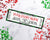 Christmas Event Ticket Template- Green Buffalo Check