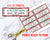 Christmas Event Ticket Template- Red Buffalo Check