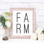 Farm Printable Wall Art- The Digital Download Shop