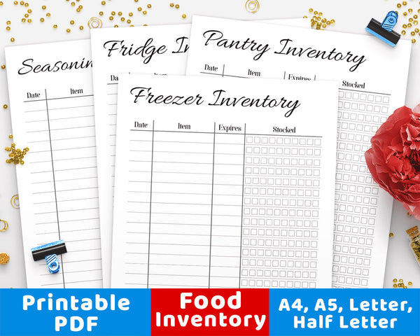 Food Inventory Printables
