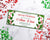 Christmas Gift Certificate Template- Watercolor Holly